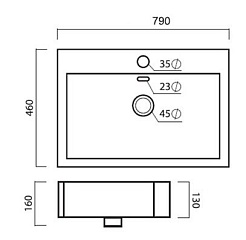  Мебельная раковина Point 80 – фотография-2